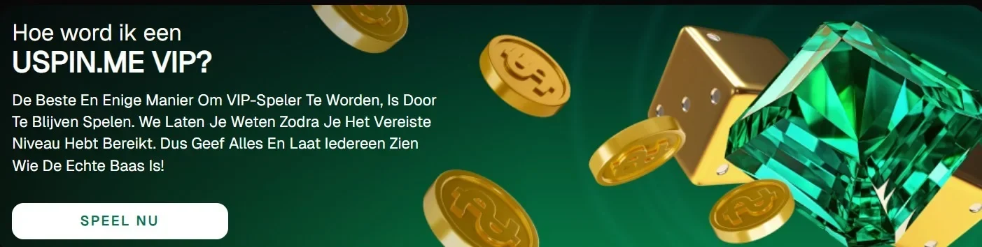 USpin casino VIP-programma: zo word je VIP-speler