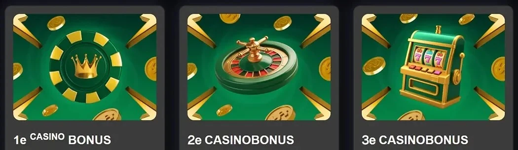 USpin casino welkomstbonus: eerste, tweede en derde stortingsbonus